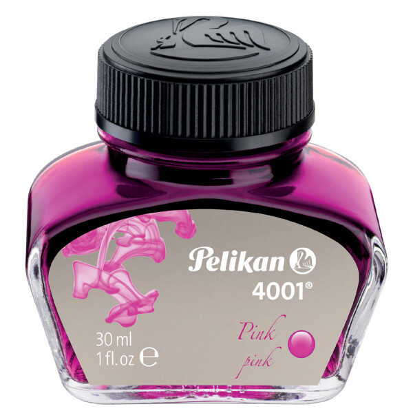 Pelikan Tinte 4001 im Glas, pink, Inhalt: 30 ml