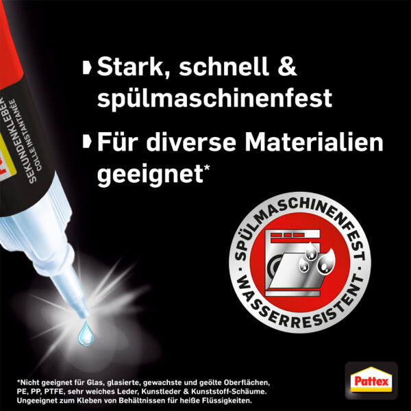 Pattex Sekundenkleber Ultra Gel + 3 g Flüssig GRATIS