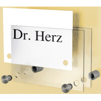 kerkmann Türschild Sign, DIN A4, Acrylglas, transparent