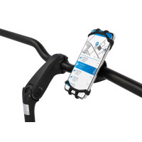 FISCHER Fahrrad-Smartphonehalter Silikon, schwarz