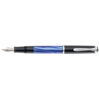 Pelikan Füllhalter M 205, blau marmoriert, EF