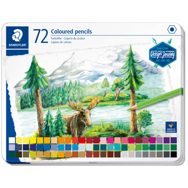 STAEDTLER Buntstift Design Journey, 24er Metalletui