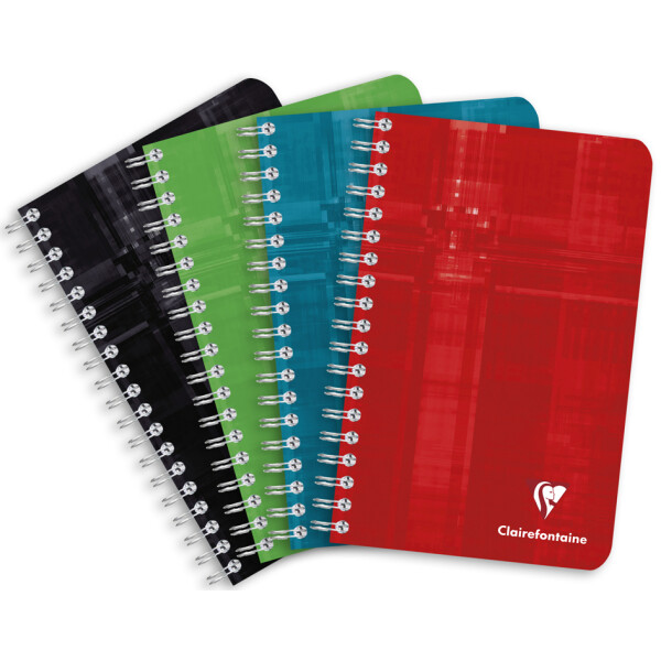 Clairefontaine Spiralheft, 90 x 140 mm, kariert