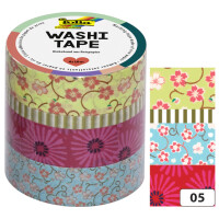 folia Deko-Klebeband Washi-Tape HYGGE, 4er Set