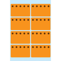 HERMA Tiefkühletiketten, 26 x 40 mm, leuchtorange