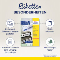 AVERY Zweckform Hängeordnerrücken-Etiketten, 34 x 297 mm