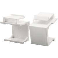 LogiLink Keystone Modul Abdeckung, weiß, Inhalt: 10...