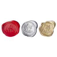 folia Siegel-Set, inkl. Holzgriff, Siegelmotive, Siegelwachs