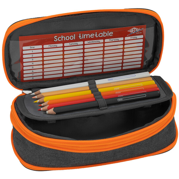WEDO Schlamper-Etui NEON Stretch mit Innenklappe, neongr&uuml;n