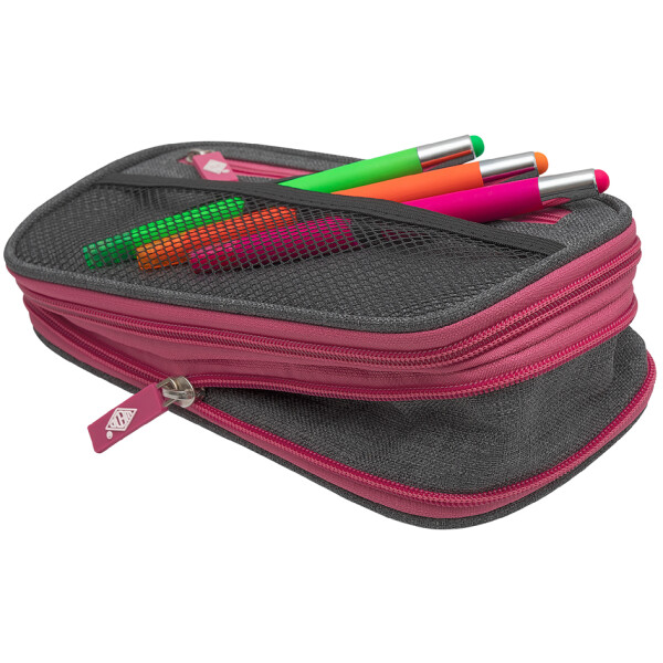 WEDO Schlamper-Etui NEON Stretch mit Innenklappe, neongr&uuml;n
