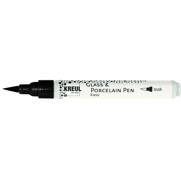 KREUL Glass &amp; Porcelain Pen Easy, schwarz