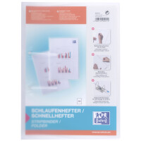 Oxford Schlaufenhefter PP, mit PP-Hefterstiften, farblos