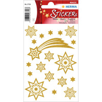 HERMA Weihnachts-Sticker MAGIC "Sterne", glittery