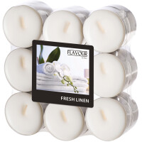 FLAVOUR by Gala Duft-Teelichter "Fresh Linen"