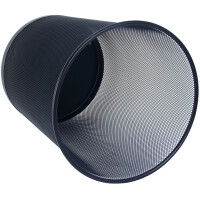 WEDO Papierkorb Office, aus Drahtmetall, 18 Liter, schwarz