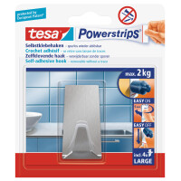 tesa Powerstrips Haken LARGE Metall, rechteckig