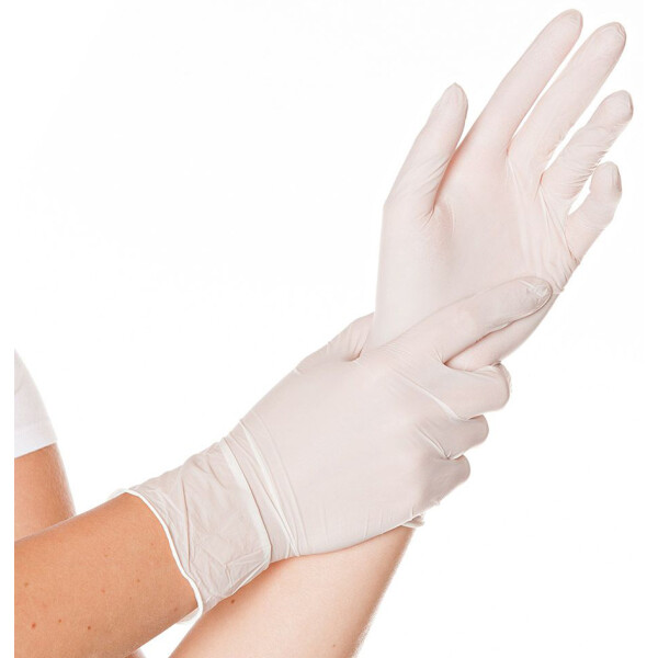HYGOSTAR Nitril-Handschuh SAFE PREMIUM, XL, weiß