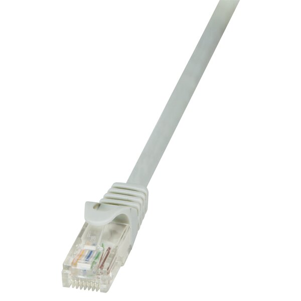 LogiLink Patchkabel, Kat. 5e, U UTP, 0,5 m, grau