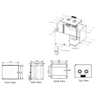 DIGITUS 19" Wandverteiler SoHo, unmontiert, 12 HE,...