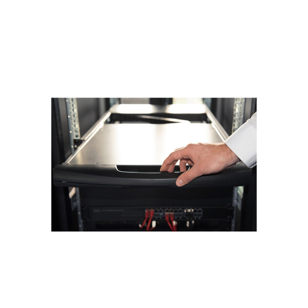 DIGITUS 19" Modulare Konsole, mit KVM-Switch 1-Port