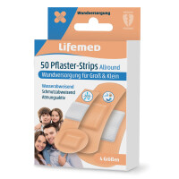 Lifemed Pflaster-Strips "Allround", hautfarben,...