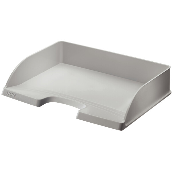 LEITZ Briefablage Plus Standard, DIN A4 quer, grau