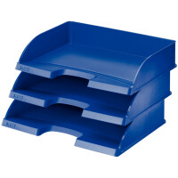 LEITZ Briefablage Plus Standard, DIN A4 quer, grau
