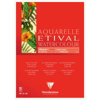 Clairefontaine Künstlerblock Aquarelle ETIVAL, DIN A5