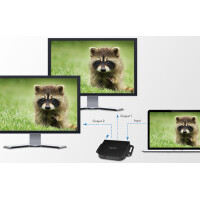 LogiLink Ultra Slim 4K Pro HMDI Splitter, Montagehalterung