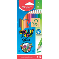 Maped Dreikant-Buntstift COLORPEPS Star, 6er Kartonetui