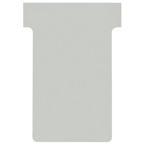 nobo T-Karten, Gr&ouml;&szlig;e 2 60 mm, 170 g qm, grau
