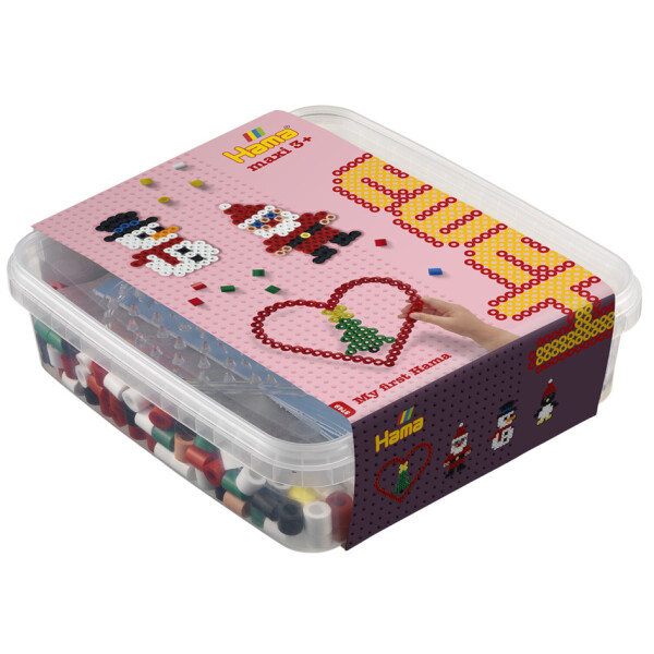 Hama Bügelperlen maxi + Stiftplatte "Weihnachten", in Box