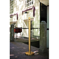 Securit Standascher-Set SMOKER POLE, aus Edelstahl, gold