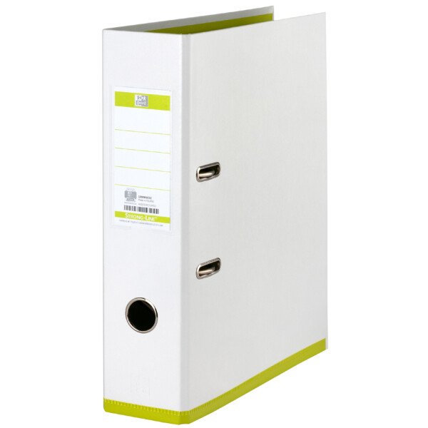 Oxford Ordner myColour, Rückenbreite: 80 mm, weiß hellgrün