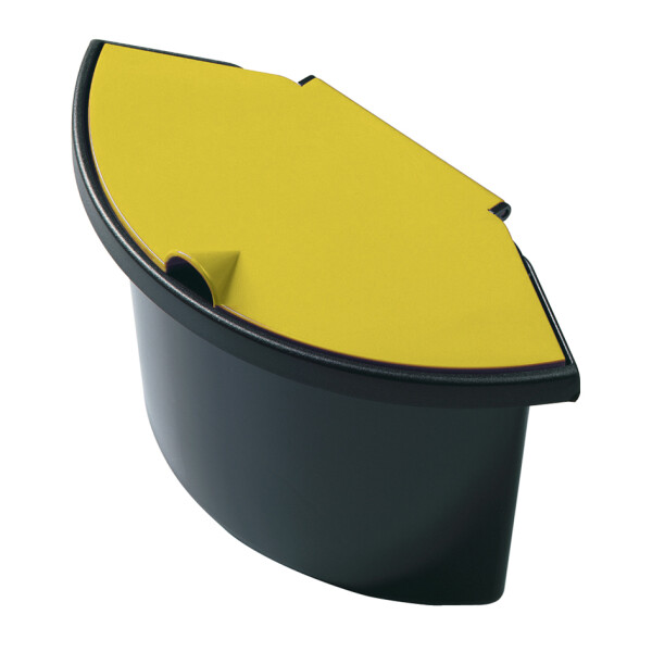 helit Papierkorb "the german", 18 Liter, PE, lichtgrau
