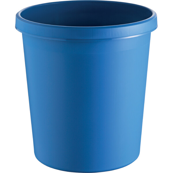 helit Papierkorb "the german", 18 Liter, PE, lichtgrau