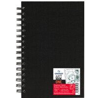 CANSON Skizzenbuch ARTBOOK ONE, 216 x 279 mm, schwarz