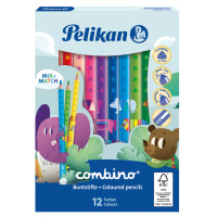 Pelikan Dreikant-Buntstifte combino, 12er Kartonetui