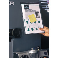 djois by tarifold Magnet-Sichttafel, DIN A4, schwarz