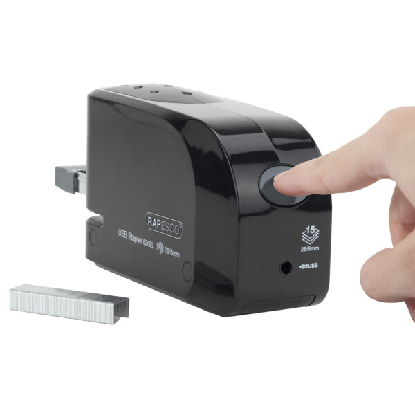 RAPESCO Elektrisches Heftgerät 626EL, weiß