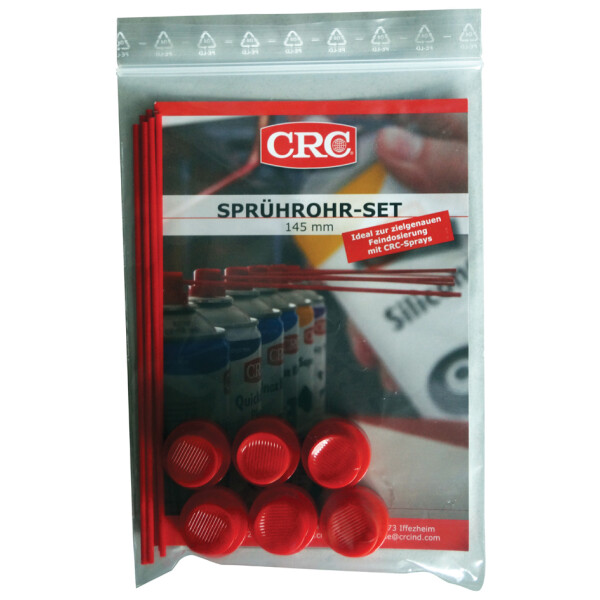 CRC Spr&uuml;hrohr-Set f&uuml;r CRC Spraydosen, 100 mm, rot