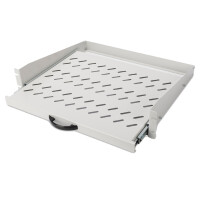 DIGITUS 19" Fachboden, 2 HE, ausziehbar, Tiefe: 367 mm