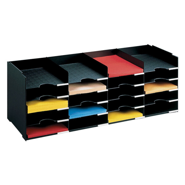PAPERFLOW Sortierstation Formularbox, 20 Fächer, schwarz