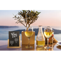 Securit Tischaufsteller ELEGANT, klein, mahagoni