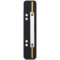 LEITZ Heftstreifen, 35 x 158 mm, PP-Folie, schwarz