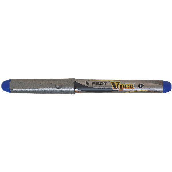 PILOT Einweg-Füllhalter V-Pen Silver, hellblau