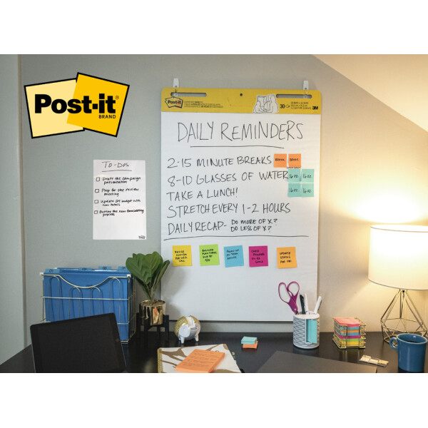 Post-it Meeting Chart Block "Wall Pad", 508 x 584 mm, weiß