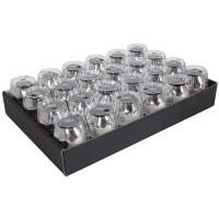 Clairefontaine Ringelband-Eiknäuel, metallic, silber