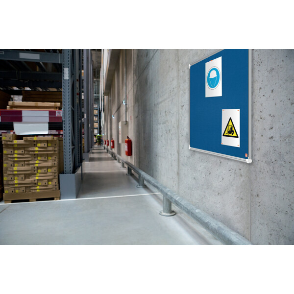 nobo Filztafel Premium Plus, (B)600 x (H)450 mm, blau