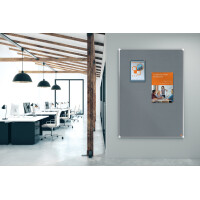 nobo Filztafel Premium Plus, (B)600 x (H)450 mm, blau
